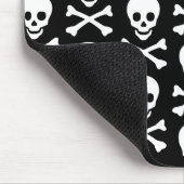 Emo Skull & Bones Muster Mousepad (Ecke)