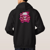 Emo Skull & Crossbones Hoodie (Rückseite)