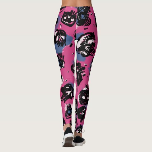 Emo Skull Leggings (Rückseite)