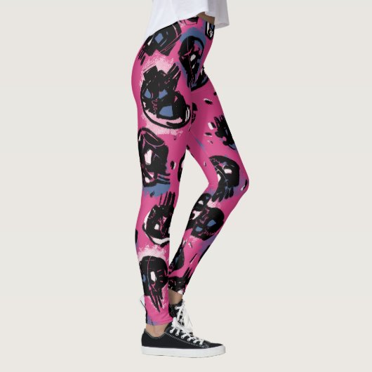 Emo Skull Leggings (Rechts)