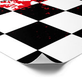 Emo Skull Poster (Ecke)