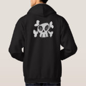 Emo Skull Sketch Hoodie (Rückseite)