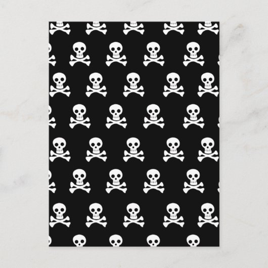 Emo Skulls - Emo Alternative Grunge Rock Punk Postkarte (Vorderseite)