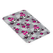 Emo Skulls Pattern Magnet (Rechte Seite)