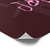 Emo Sock Monkey Character Customizable Poster (Ecke)