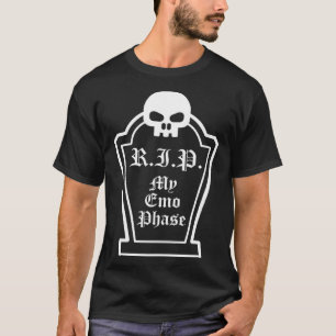 Emo Sprichwort Quote Skull Grave Goth RIP meine Em T-Shirt
