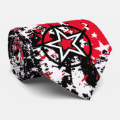 Emo Star Spritzer Krawatte (Gerollt)