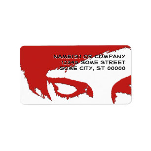 Emo-Stil Adressaufkleber