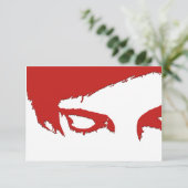 Emo-Stil Einladung (Stehend Vorderseite)