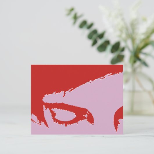 Emo-Stil Postkarte (Stehend Vorderseite)