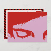 Emo-Stil Postkarte (Vorne/Hinten)