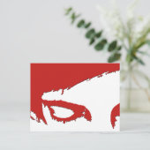 Emo-Stil Postkarte (Stehend Vorderseite)