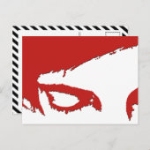 Emo-Stil Postkarte (Vorne/Hinten)