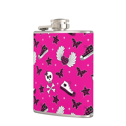 Emo Symbole Flachmann (Links)