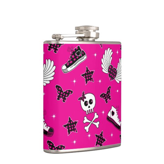 Emo Symbole Flachmann (Rechts)