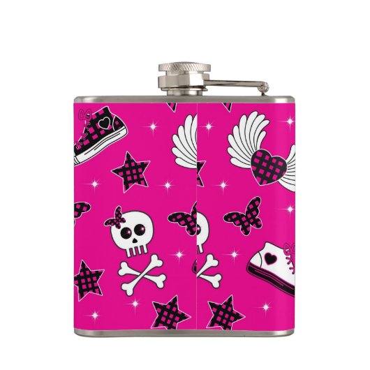 Emo Symbole Flachmann (Rückseite)