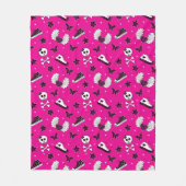 Emo Symbole Fleecedecke (Vorderseite)