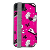 Emo Symbole Incipio iPhone Geldbeutel-Hülle (Folio Rückseite)