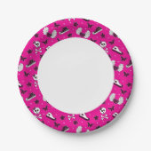 Emo-Symbole Pappteller (Vorderseite)