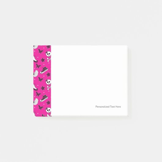 Emo Symbole Post-it Klebezettel (Vorderseite)