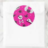 Emo Symbole Runder Aufkleber (Tasche)