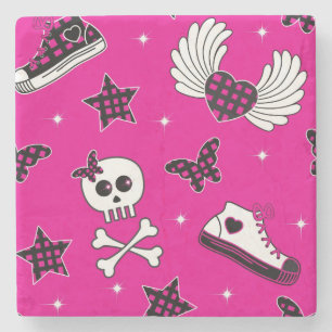 Emo Symbole Steinuntersetzer