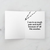 Emo Valentinstag-Karte Feiertagskarte (Innenseite)