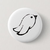 Emo Vogel Button (Vorderseite)