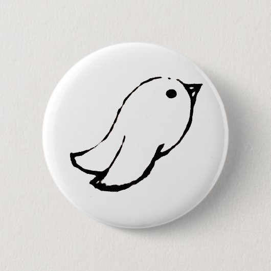 Emo Vogel Button (Vorderseite)