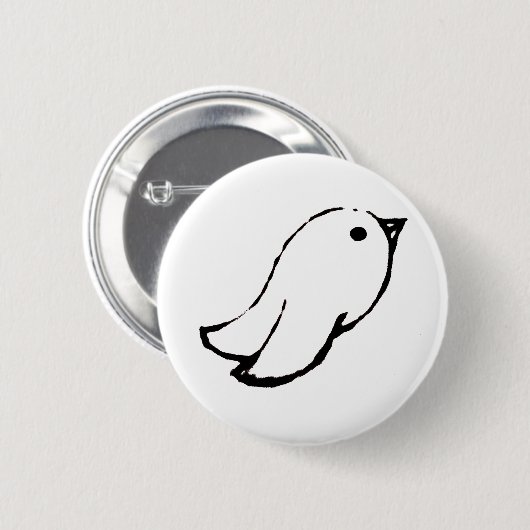 Emo Vogel Button (Vorne & Hinten)