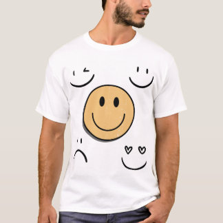 Emociones , caritas y animados T-Shirt