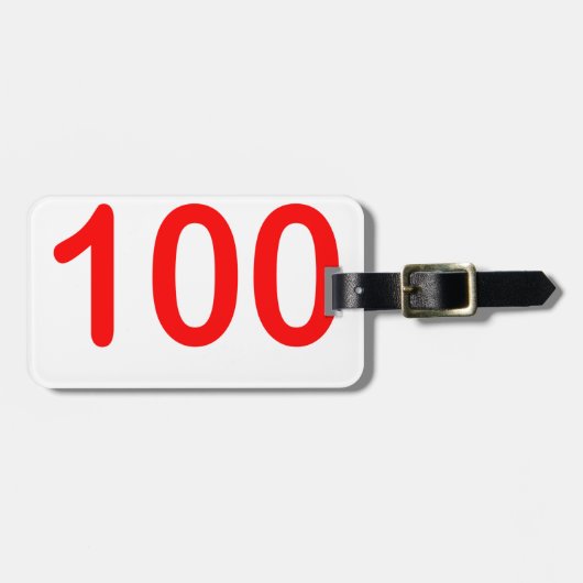 emoji 100 Shirt 100 behalten es 100 emoji ".png Gepäckanhänger (Vorderseite horizontal)