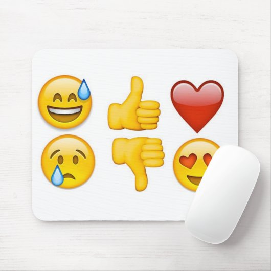emoji 6 mousepad (Mit Mouse)