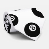 Emoji Acht Ball Menswees Herren Krawatte Krawatte (Gerollt)