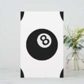 Emoji Achtkugel Briefpapier (Stehend Vorderseite)