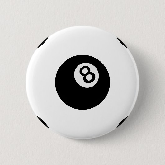 Emoji Achtkugel Button (Vorderseite)