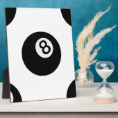 Emoji Achtkugel Fotoplatte (Seite)