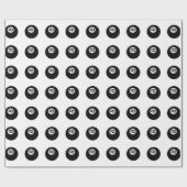 Emoji Achtkugel Geschenkpapier (Flach)