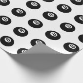 Emoji Achtkugel Geschenkpapier (Ecke)