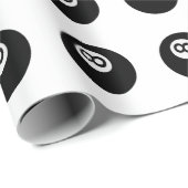 Emoji Achtkugel Geschenkpapier (Rolleneckpunkt)