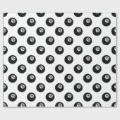 Emoji Achtkugel Geschenkpapier (Flach)