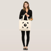 Emoji Achtkugel Jumbo Stoffbeutel (Vorderseite (Model))