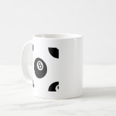 Emoji Achtkugel Kaffeetasse (Vorderseite Links)