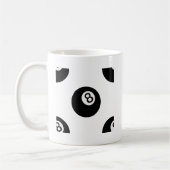 Emoji Achtkugel Kaffeetasse (Links)