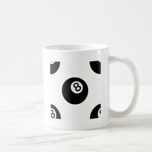 Emoji Achtkugel Kaffeetasse (Rechts)