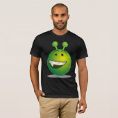 EMOJI ALIEN FUNNY TRENDY T - Shirt (Vorne ganz)