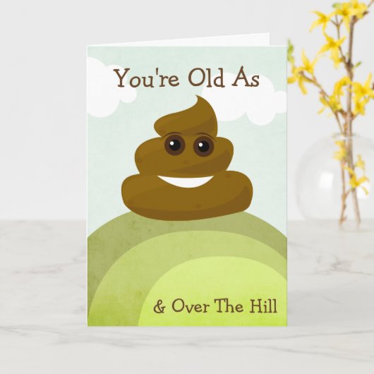 Emoji alt wie kacken u. über der karte (Gelbe Blume)