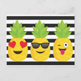 Emoji Ananas Postkarte