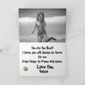 *~* Emoji AP72 Foto Whimsical Mother's Day Card Dankeskarte (Innenseite)