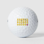 Emoji Art Golfball (Vorderseite)